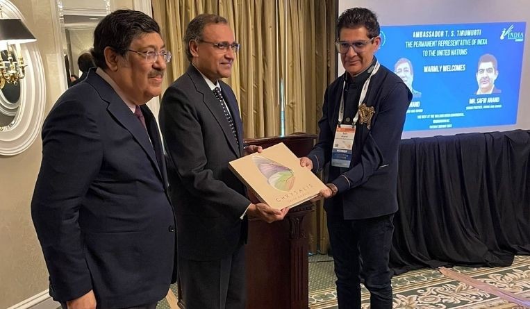 Safir Anand launches U.S. release of Chrysalis at ambassador’s reception
