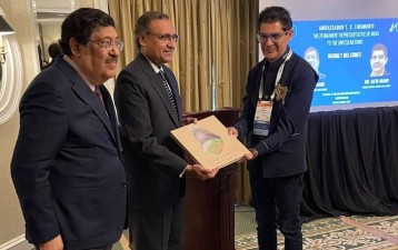 Safir Anand launches U.S. release of Chrysalis at ambassador’s reception